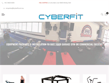 Tablet Screenshot of cyberfit.com.au